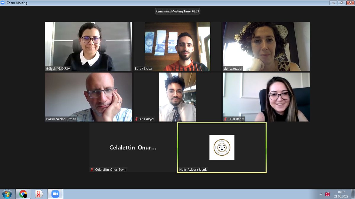 Ankara Barosu Hava ve Uzay Hukuku Kurulu olarak 21 Haziran günü kurul toplantımızı gerçekleştirdik. Eylül ayında planladığımız hava ve uzay hukuku konularında gerçekleştireceğimiz sertifikalı eğitim programını önümüzdeki günlerde sizlerle paylaşacak olmaktan heyecan duyuyoruz.