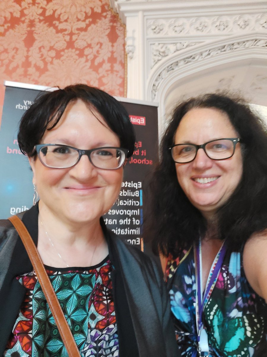 acgtranslation's tweet photo. Lovely to finally meet @ErduranSibel in person at the #lasar2022 conference held at the beautiful Waldergrave Suite at @StMarysU @LASARcentre #Epistemicinsight #interdisciplinary #research #teaching https://t.co/djc6qx4gpO