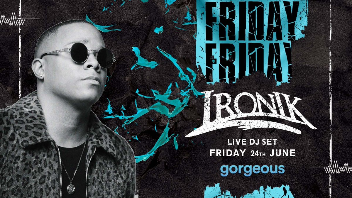 GorgeousWTON's tweet photo. We go again this Friday with a special guest set from DJ Ironik! Doors open @ Midnight | 50% off ALL DRINKS + ENTRY til' 1am | Open til' late. https://t.co/Mp6pf3TGZX