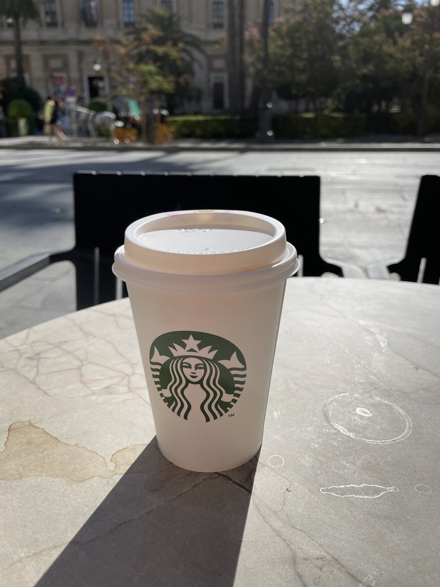 PRLindsay's tweet photo. #Starbucks in Seville! https://t.co/bJlpONoABI