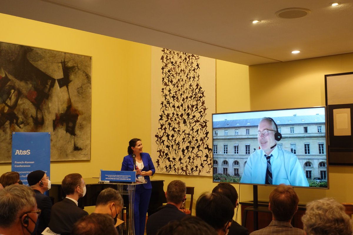 La France en Corée (@franceencoree) on Twitter photo L'Ambassade de 🇫🇷 en 🇰🇷, @BF_Coree et <a href="/AtosFR/">Atos France</a> ont organisé un événement exceptionnel démontrant la collaboration étroite entre la #France et la #CoréeduSud dans les domaines scientifiques et industriels pour renforcer le calcul haute performance de prochaine génération. L'Ambassade de 🇫🇷 en 🇰🇷, @BF_Coree et <a href="/AtosFR/">Atos France</a> ont organisé un événement exceptionnel démontrant la collaboration étroite entre la #France et la #CoréeduSud dans les domaines scientifiques et industriels pour renforcer le calcul haute performance de prochaine génération.
