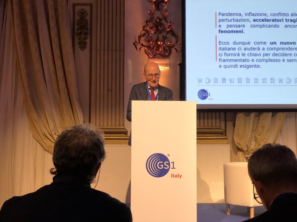 GS1italy's tweet photo. #NuovoCodiceConsumi L’attualità richiede nuovi modi di leggere i dati @NPagnoncelli presidente @IpsosItalia https://t.co/ymnhaNEv5L