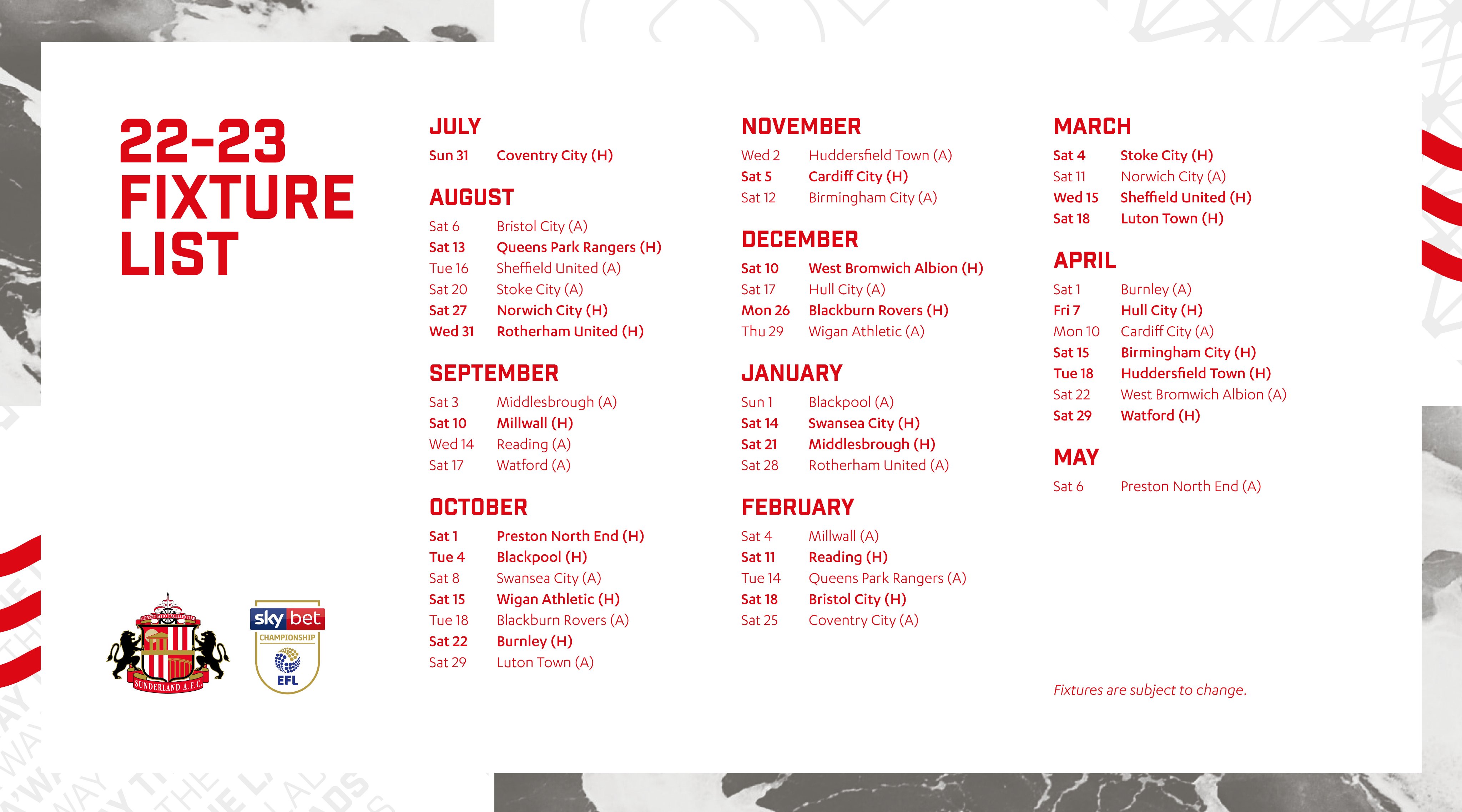 Championship fixtures 2022-23: Your guide to Sunderland's season