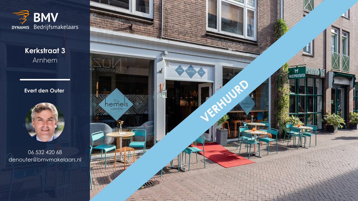 𝗪𝗶𝗻𝗸𝗲𝗹 𝗶𝗻 𝟳 𝘀𝘁𝗿𝗮𝗮𝘁𝗷𝗲𝘀 𝘃𝗲𝗿𝗵𝘂𝘂𝗿𝗱!

ARNHEM – Binnen één week heeft BMV Winkelmakelaars, partner in Dynamis, in opdracht van de vertrekkend huurder HEMELS een opvolgend huurder gevonden voor de Kerkstraat 3 Arnhem. 

#BMVMakelaars #Dynamis #verhuurd
