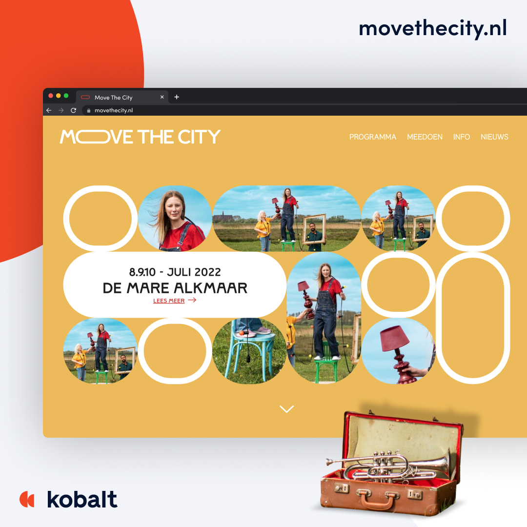 Gooi een WordPress website, maatwerk, een toffe huisstijl en een snufje liefde in een blender en je krijgt movethecity.nl!