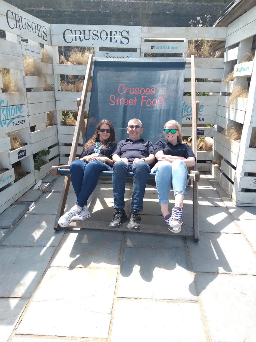ageuknt's tweet photo. Another great day at the Operation Veteran Beach Walk yesterday. Cheryl, @JimOwens959 and Amy couldn’t resist a quick rest on this deck chair 🏖 #veterans #exservices #northtyneside https://t.co/q83gvpjimj