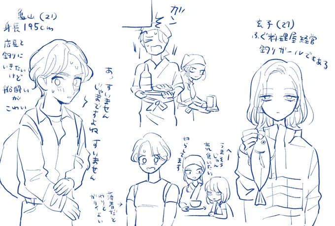 性転換サブキャラらくがき&余は如何にしてヤリマンとなりし乎 