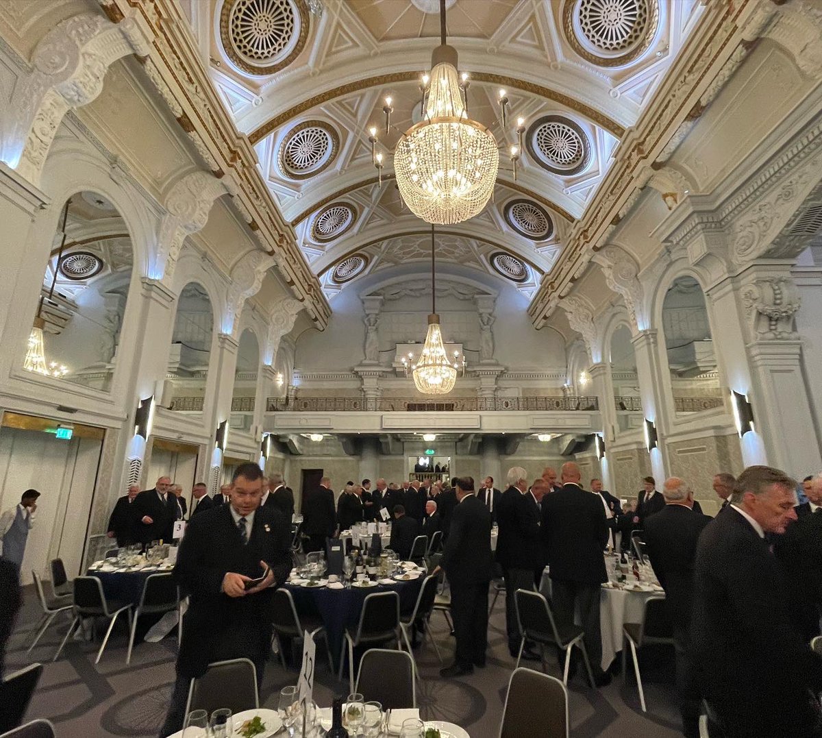 The Beddington Boys attended the Surrey Provincial Annual Meeting yesterday. Congratulations to those who received appointments &amp; promotions. <a href="/SurreyMason/">Surrey Freemasons</a> <a href="/UGLE_GrandLodge/">United Grand Lodge of England</a> #Surrey