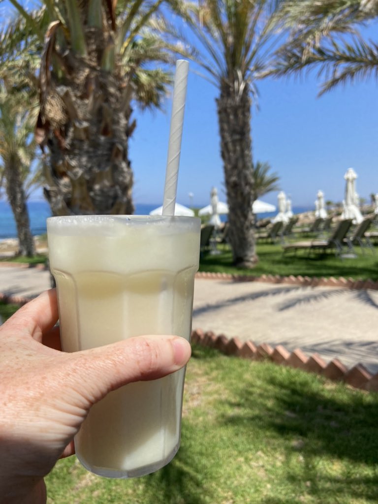 He thinks it’s a vanilla milkshake.
#pinacolada