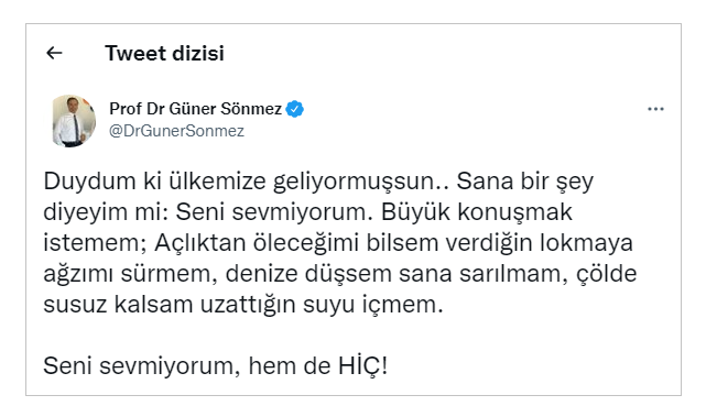 Aşağıdaki yoruma bile katlanamayan Hoca, kendisi gibi kin ve nefret kussak ne yapardı acaba?

Neşter elinde peşimize koşardı herhalde!

“Hasta olsan hekim, yara olsan merhem olmam!” deseydin be Hoca!

Bu kadar öfke ve nefretin üstüne bir de Hipokrat'ı mezarında dürtsen ne olurdu?