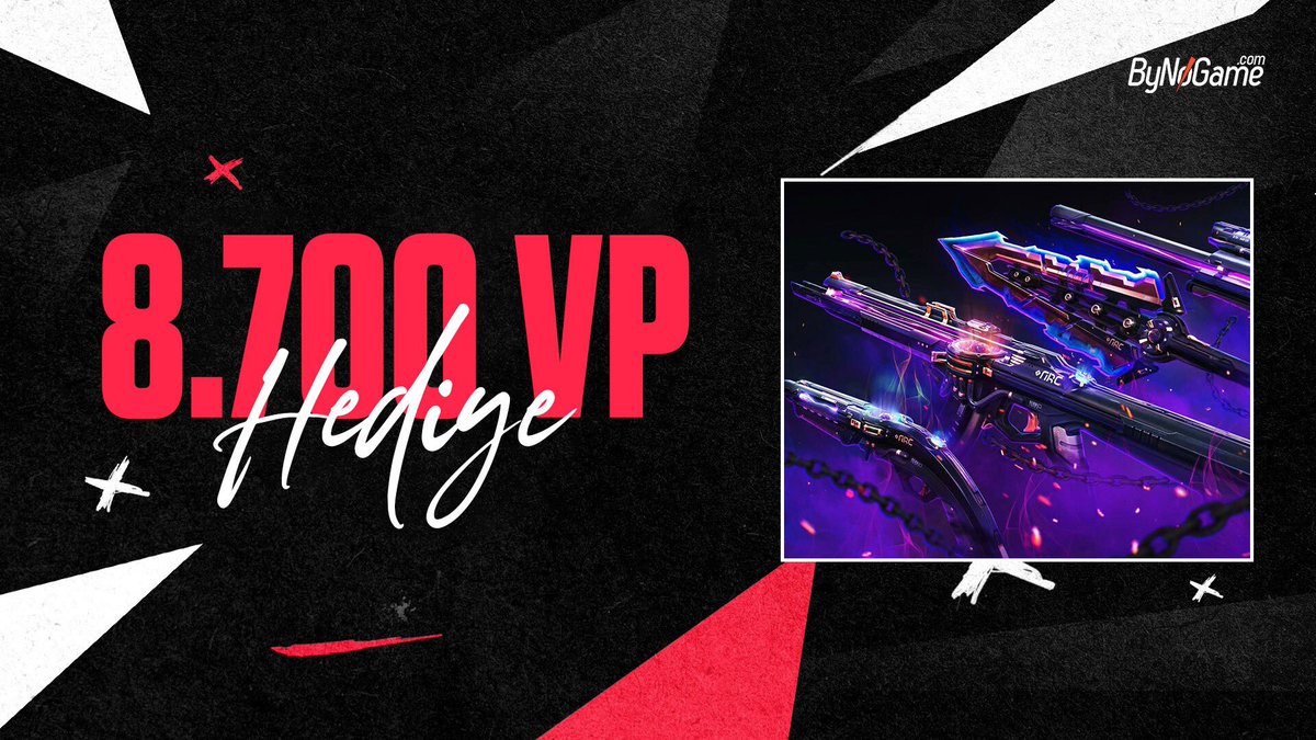 VALORANT’ta yeni sezonun başlaması ve Kaosun Başlangıcı skin setinin eklenmesi şerefine sizlere harika bir hediyemiz var! 🥳

@ByNoGame sponsorluğunda 1 kişiye 8.700 VP hediye ediyoruz! 

✅ Bizi ve @ByNoGame’i takip et,
♻️ Bu tweet'i RT'le!

📅 Son katılım tarihi: 26.06.2022