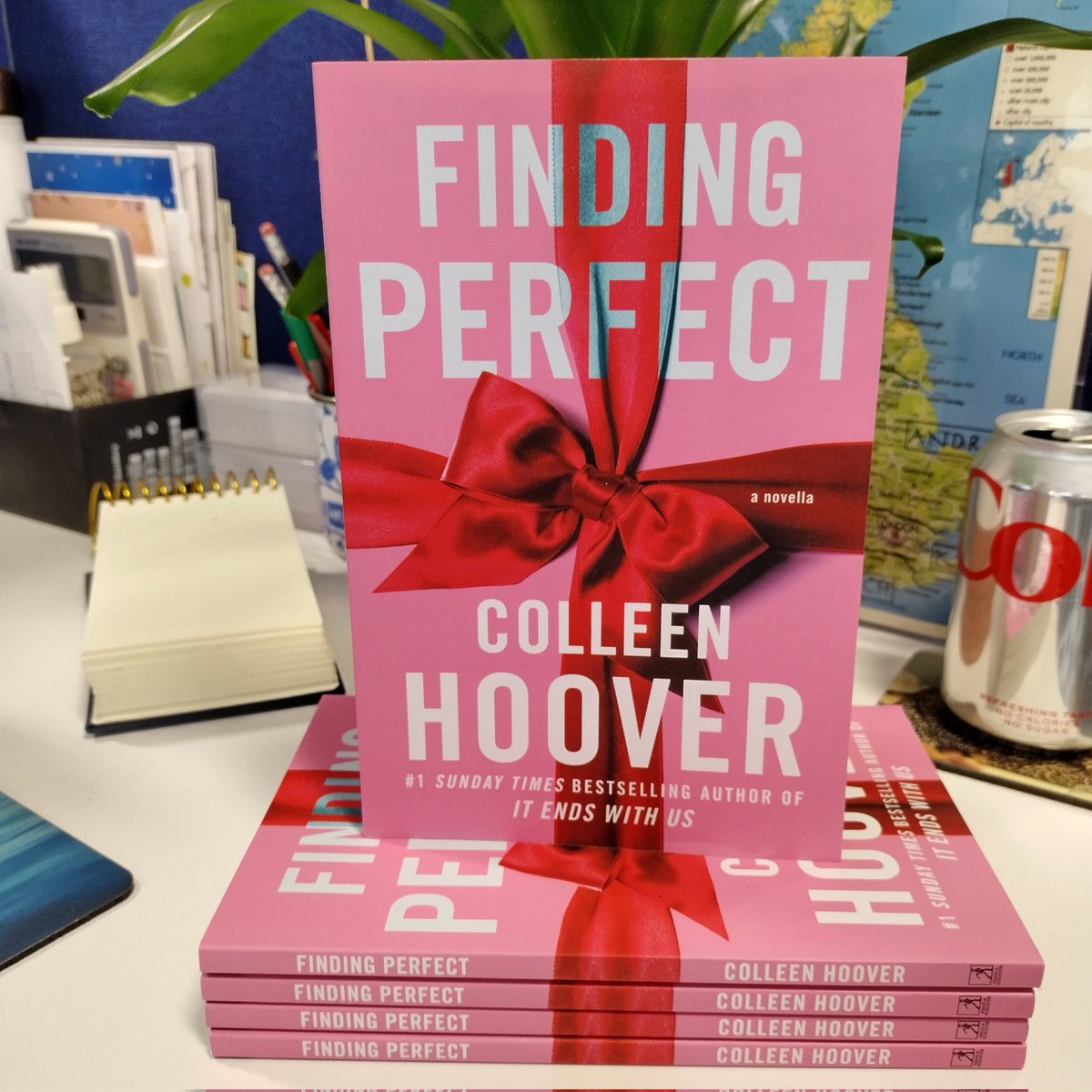 To celebrate the release of the new UK reissue of Colleen Hoover's novella #FindingPerfect, I've got 4 copies to #giveaway. Simply RT&amp;Follow by 4pm 28/6, first 4 names randomly picked from my Big Hat of Chance win a copy. Simple. UK only.
