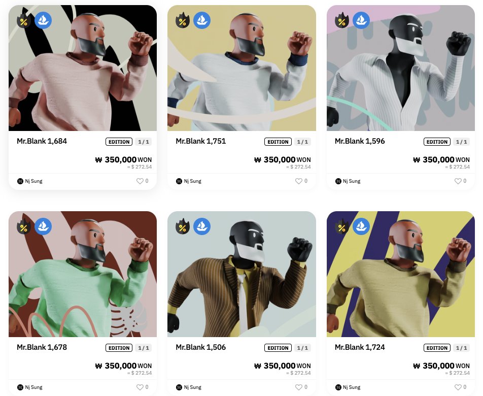 Nikplace_global's tweet photo. “Mr.Blank” NFT

💎3rd Public Sale OPEN
·2022.06.23(THU) 00시 ~ until it's sold out
·first-come, first-served sales
* Up to 2 purchases per person
·Anyone can participate on NickPlaces homepage

Nikplace 🔗 : https://t.co/obNn8Mtm1y

#nftart #nft #NFTGiveaway https://t.co/4oFHLVpOCi