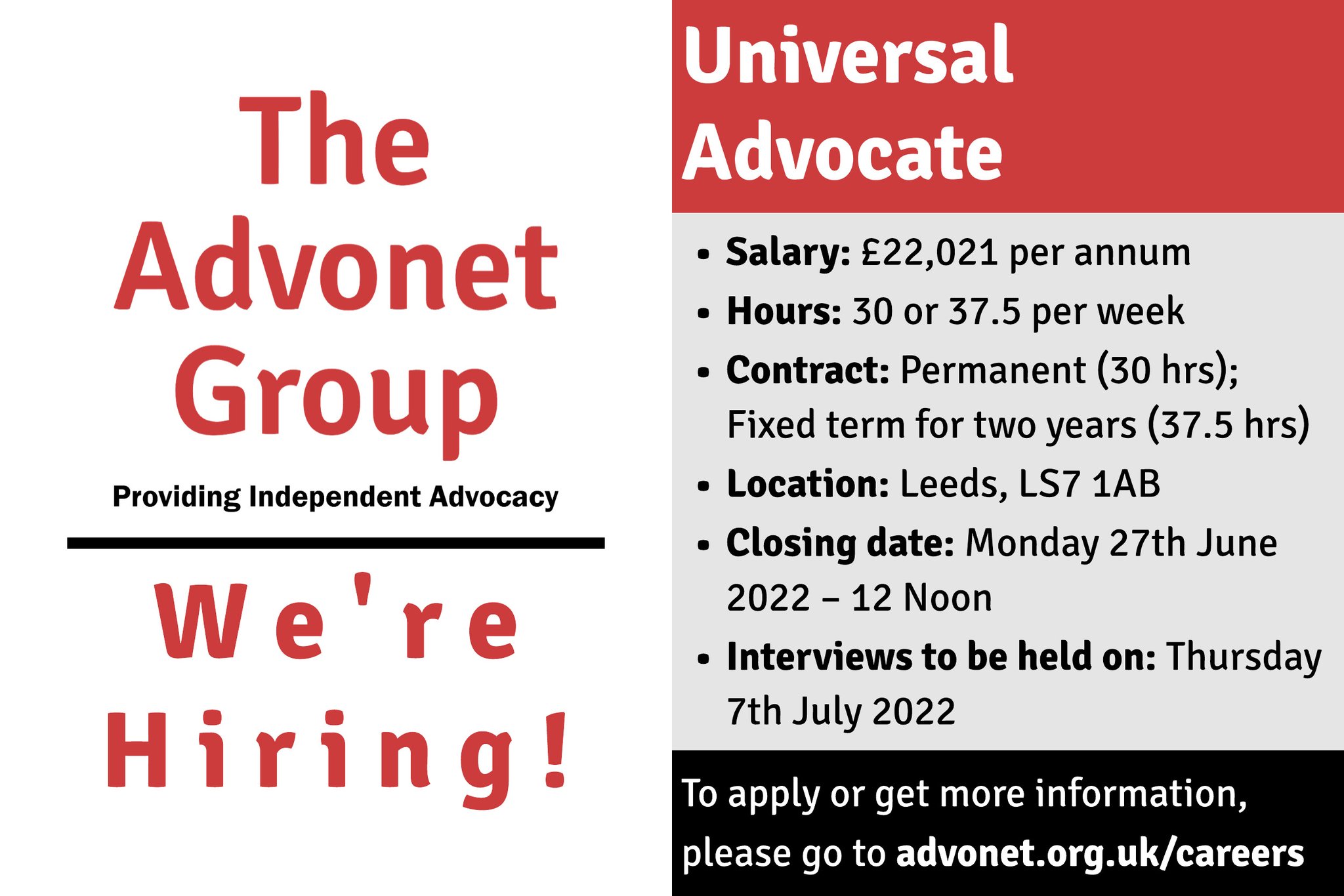 The Group on Twitter "There are just a few days left to apply