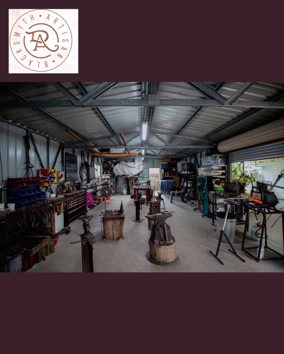 DeniseAxelsen's tweet photo. My happy place…inside my workshop !
#myhappyplace #myworkshop  #blacksmithshop #lovewhatido @Pamela1Vh @BoyceMell @BKanizay @brendastoneart @philcoppphotos @MaggieOArt https://t.co/VZaYVALNDt