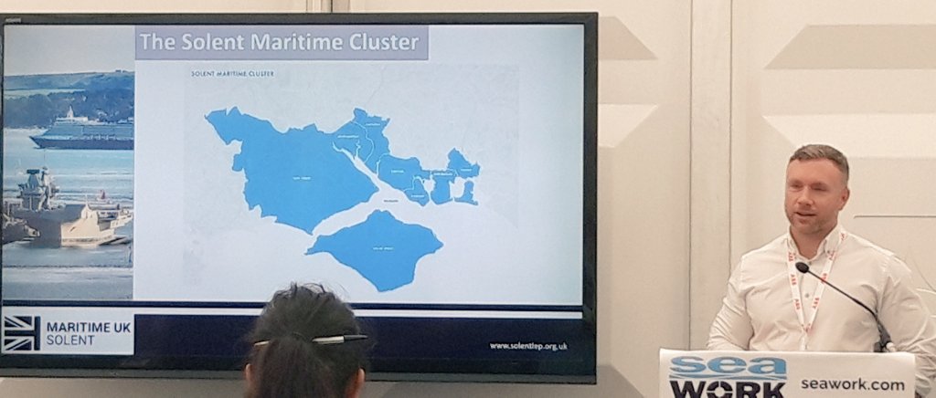 At Seawork Southampton today, currently at the Maritime UK Solent breakfast meeting discussing our powerful local economy and our vision to lead, champion and grow the Maritime sector here in the Solent.
@solentlep <a href="/MUKSolent/">Maritime UK Solent</a> <a href="/MaritimeUK/">Maritime UK</a>
#seawork #maritime #TogetherStronger
