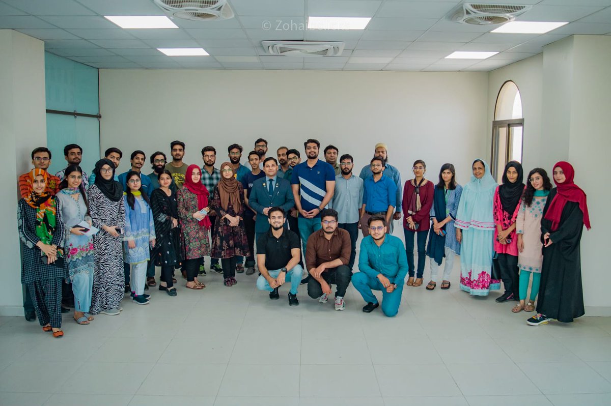 NEP_NIC's tweet photo. Highlights from the session on "Startup – Product Development" hosted at the NEP_NIC #Karachi
@qazinm , the Co-founder of @healthsolApp 
was invited as guest speaker. https://t.co/zUeII7mGhf
