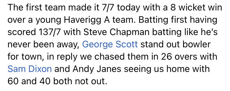 Vickerstown CC tweet media