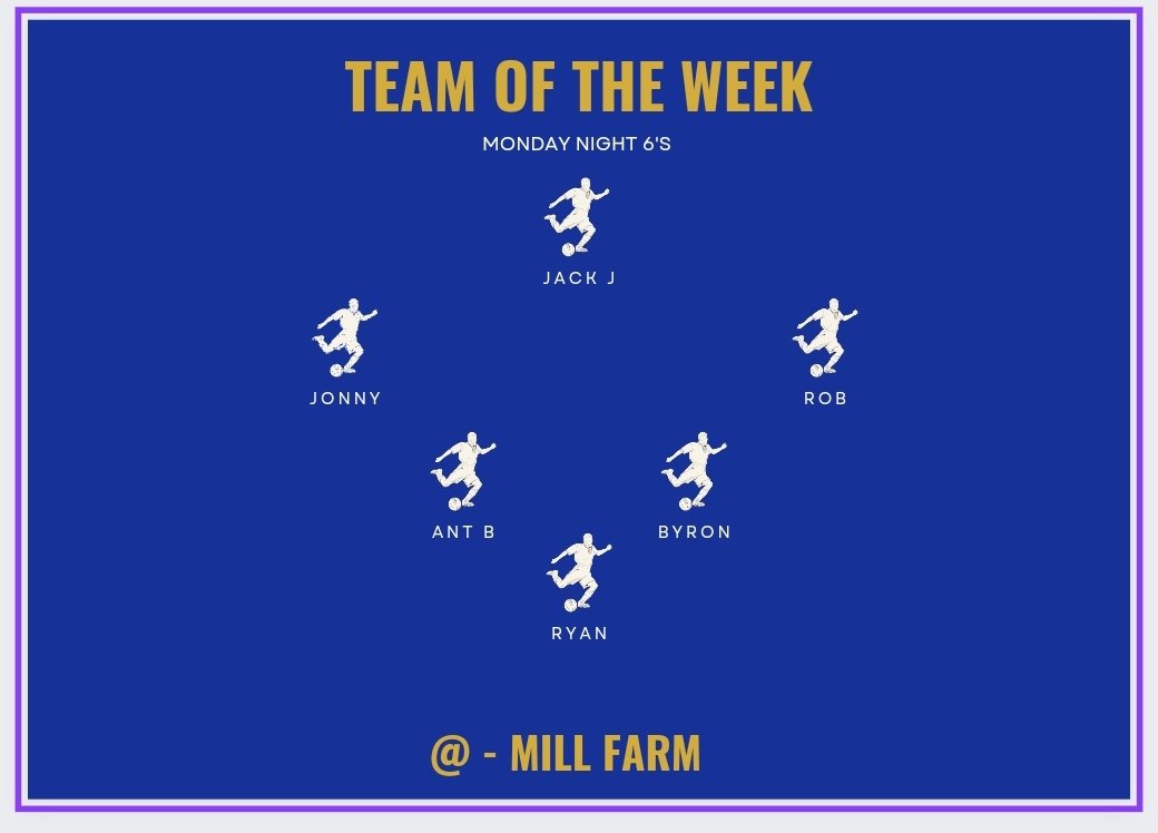 Match Results and team of the week at our Monday night 6s league <a href="/FyldeSportsEC/">Fylde Sports & Education Centre</a> .

#football #league