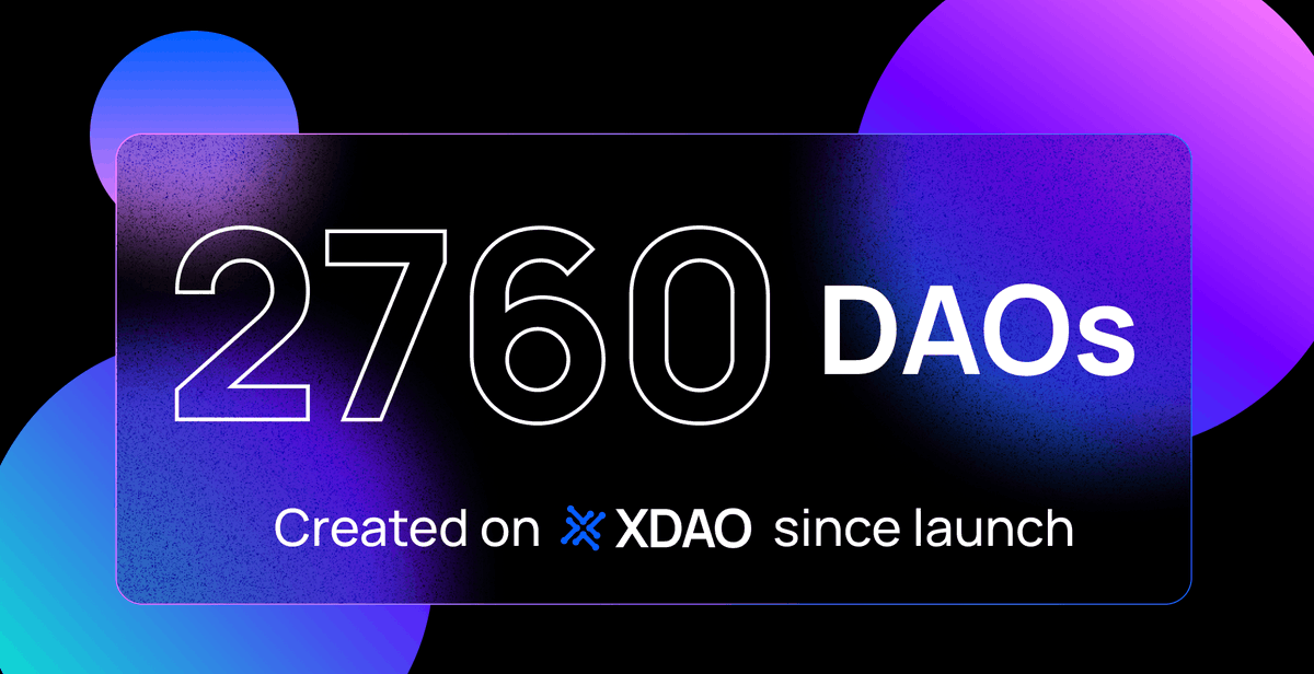 xdaoapp's tweet photo. Congrats, everyone! 
We reached 2760 #DAOs 🍾🍾🍾

Here are #XDAO personal #blockchain ranking by number of DAOs:
@0xPolygon - 1807 🥇
@BNBCHAIN - 568 🥈
@FantomFDN - 65 🥉
@optimismPBC -60
@avalancheavax - 40

Yes, it takes 1 min to start your DAO

#cryptocurrency #xdaoapp #dao https://t.co/pX3CODXWlx