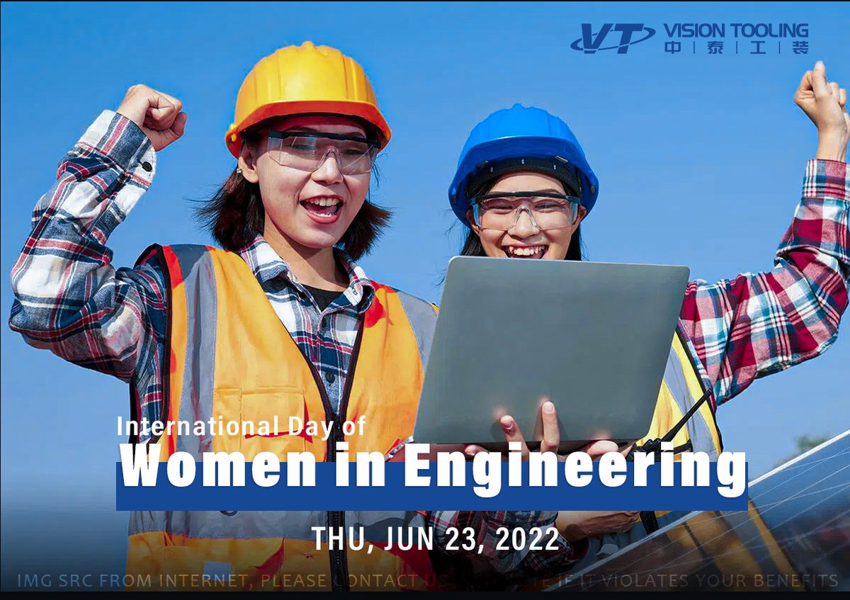 Visiontoolgroup's tweet image. Today is #womeninengineeringday, Let's celebrate the amazing work that female #engineers have done to support industry and society. Vision hired quantities of #womenengineers and they are absolutely the essence of #tooling!
#AutomotiveIndustry  #manufacturer