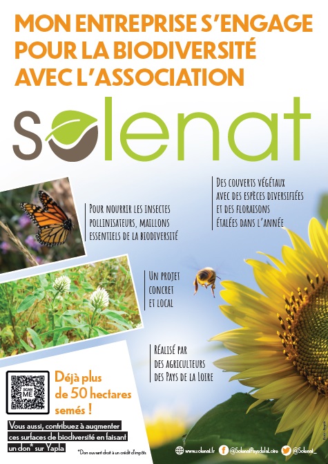 Nous lançons une collecte de fonds pour démultiplier les surfaces de champs fleuris pour les #pollinisateurs !
Pour mettre en œuvre localement les objectifs #biodiversité de votre #RSE : collecte en ligne lnkd.in/eN-GWUtM ou convention spécifique
📹youtu.be/BOFyT_N3eNM