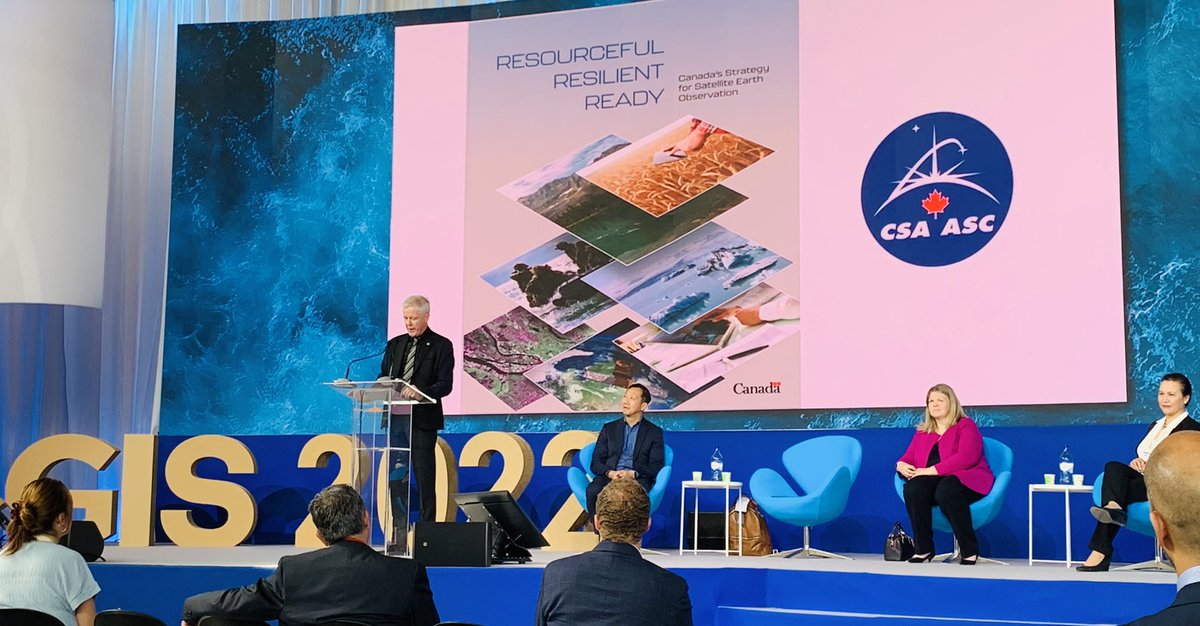 madinuk's tweet image. Jean-Claude Piedboeuf, CFO Canadian Space Agency shares the importance of space #ArcticTech #GIS2020