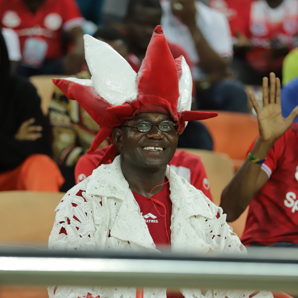 CAFCLCC's tweet photo. 🇹🇿 @SimbaSCTanzania's people 🦁

#TotalEnergiesCAFCC https://t.co/fybyJqXRQa