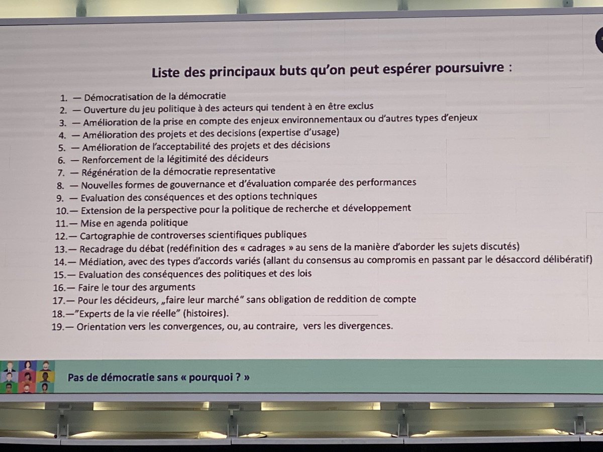 AcnActive's tweet photo. “Deliberation exists because there is disagreement. And in a deliberation process you need to discuss and consider the others” says philosopher Bernard Reber at our #euparliament event on #participatorydemocracy @URBACT @ANCTerritoires @EUparliament https://t.co/8gHK0ocvdd