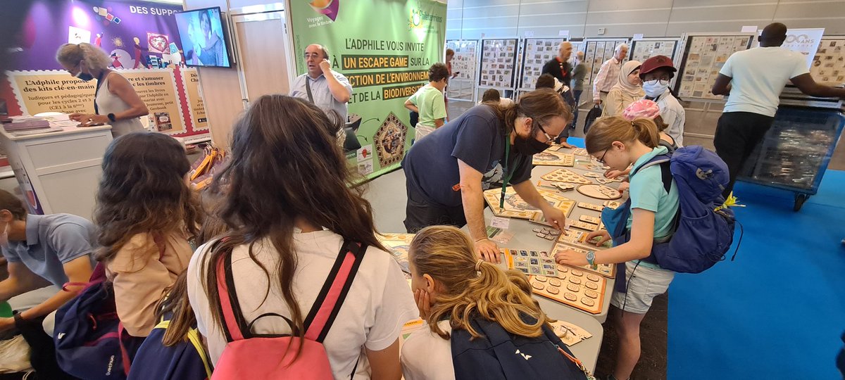 SegoleneHuchez's tweet photo. #JourJ du salon #Paris #Philex2022 🗼📮
Envie de participer à une séance d' #EscapeGame autour de l' #environnement ? 🤩 #Adphile
🔜 Du 23 au 25 juin
@mif360 @QueFaireAParis @LPNews_IDF @mairie15
#jeu #expo #famille #biodiversité https://t.co/H7DB4Hy9Bv