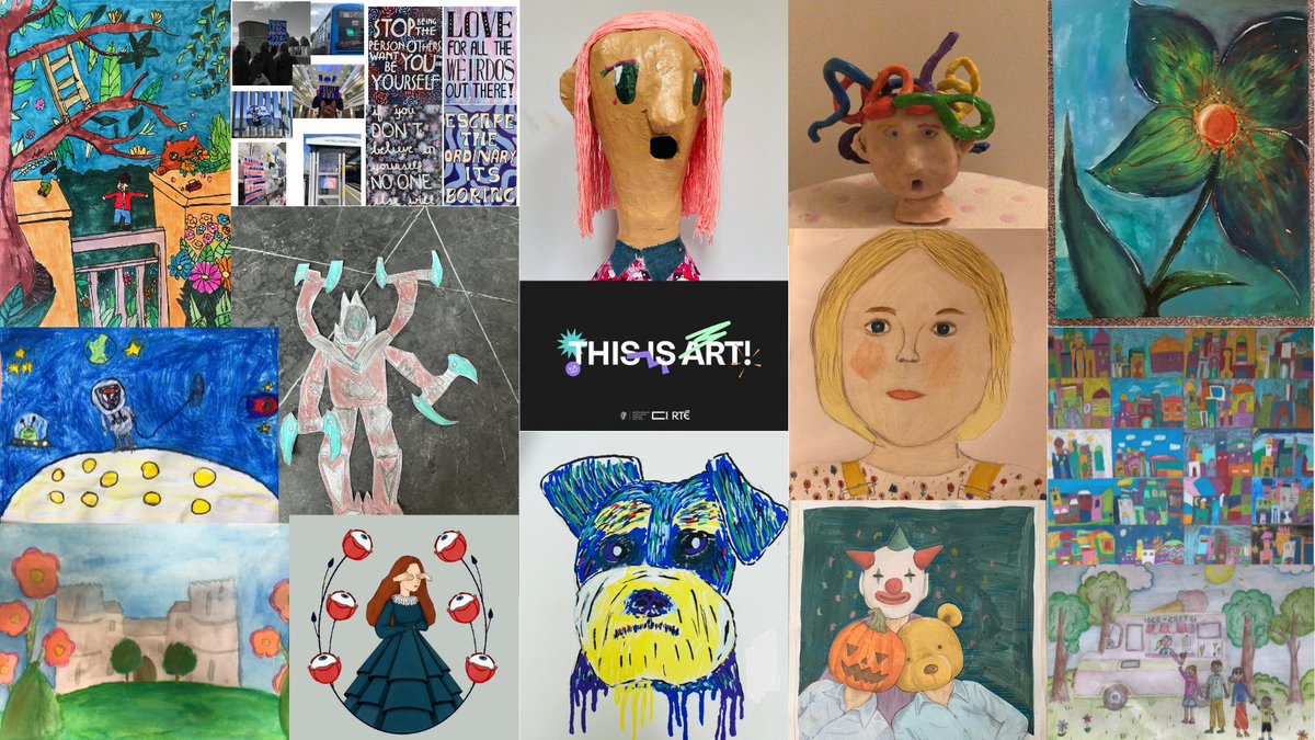 This is Art! the nationwide art competition for young people, attracted entries from all over Ireland, incl. over 100 from budding artists in Dún Laoghaire-Rathdown. View our online gallery here: bit.ly/3O9FCtb and congratulations to all entrants and this year's winners!