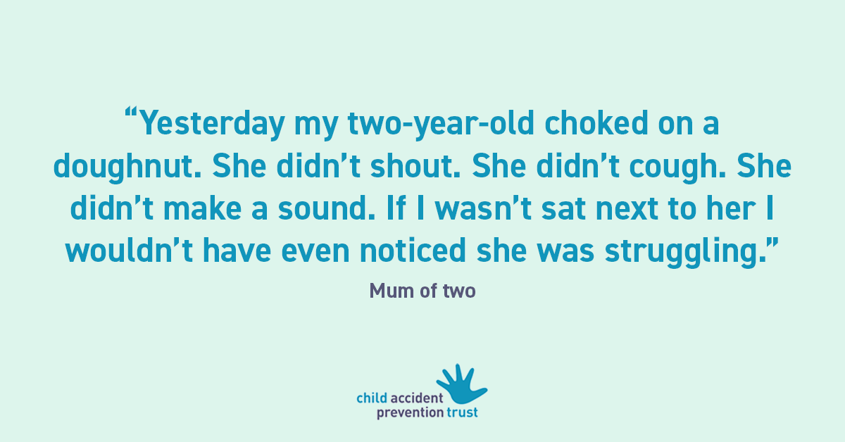 CAPTcharity's tweet photo. Choking is often completely silent with no sound to warn you something is wrong. That’s why it’s so important to stay with young children when they eat.
Learn more about choking and how to prevent it: https://t.co/WjyBpraiwj
#ChildSafety #SafetyInMind #UKParenting https://t.co/8DAt3yhXmA
