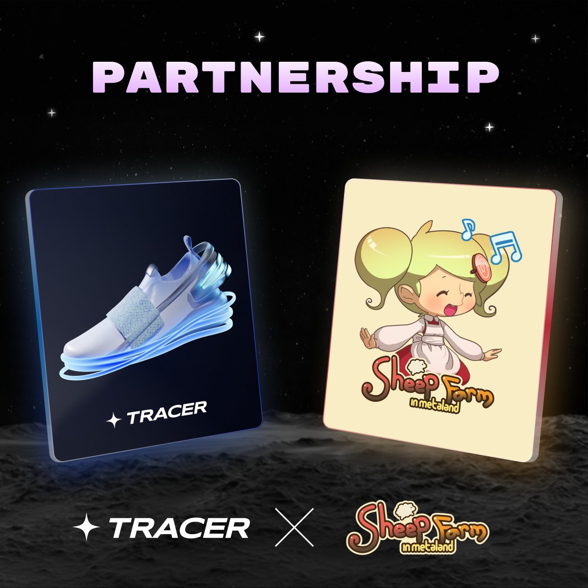 🎉We are pleased to announce a partnership with <a href="/SheepFarmMeta/">Sheepfarm in Meta-land</a>!

Sheepfarm in Meta-land is a P2E project built on the Klaytn network. This is an upcycling project of the original game “Sheepfarm in Sugarland,” which was available as a social web and mobile game for over a decade.