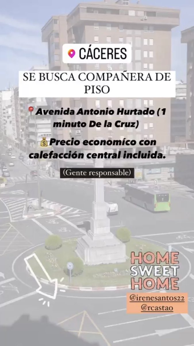 #Cáceres #Estudiantes #PisoEstudiantes @IreneSantosSur1 📚📚