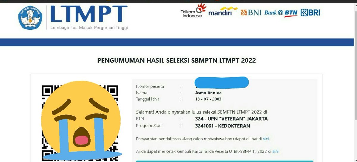 catchyysun's tweet photo. alhamdulillah pilihan pertama.. 😭😭 https://t.co/I6UNpfkosZ