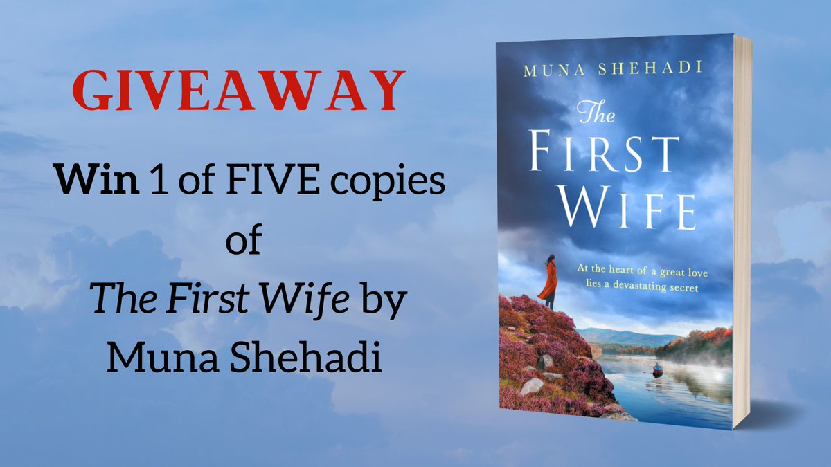 TeamBookends's tweet photo. To celebrate publication day, we’ll be giving away 5 copies of #TheFirstWife by @MunaShehadi

To enter (UK only):
➡️Follow us
➡️RT this post 

Winner will be picked 27/06/22. Good luck 🤞
Preorder now 👉https://t.co/9Uw1J5Vx0G https://t.co/THHHLrlmR2