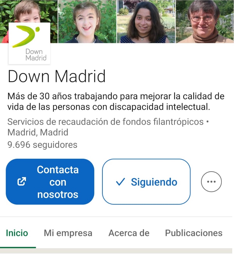DownMadrid's tweet photo. ¿Todavía no nos sigues en LinkedIn?

Si te interesa el lado más profesional, técnico y de alianzas de Down Madrid, ¡síguenos!

https://t.co/Gj1n1nIjJY https://t.co/gGhHx5kFqB