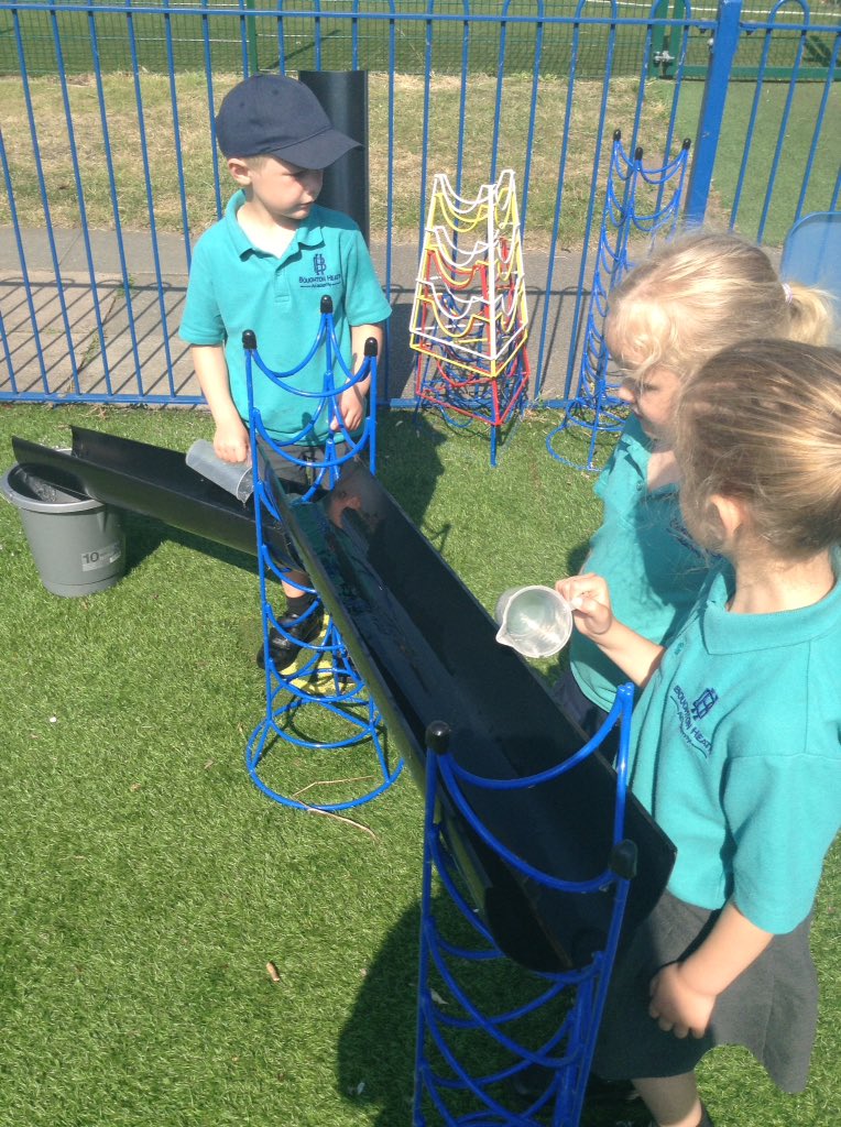 BoughtonHeath's tweet photo. Making channels for the water #waterplay #thinkingcritically #teamwork https://t.co/iUhUEDqFf9