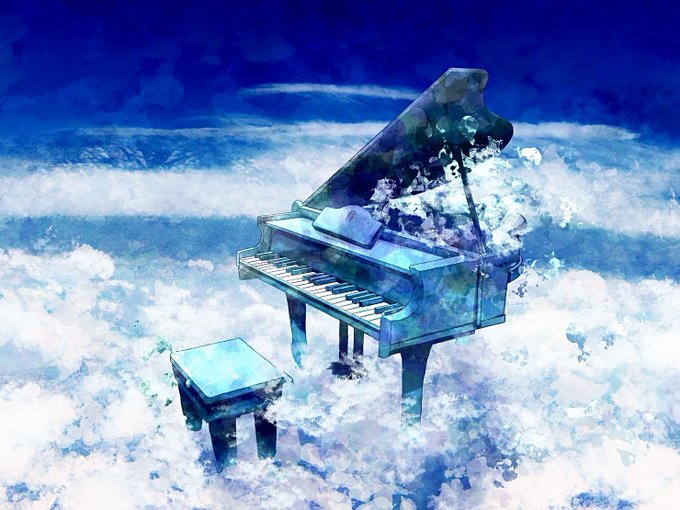 「ピアノ 空」のTwitter画像/イラスト(新着)