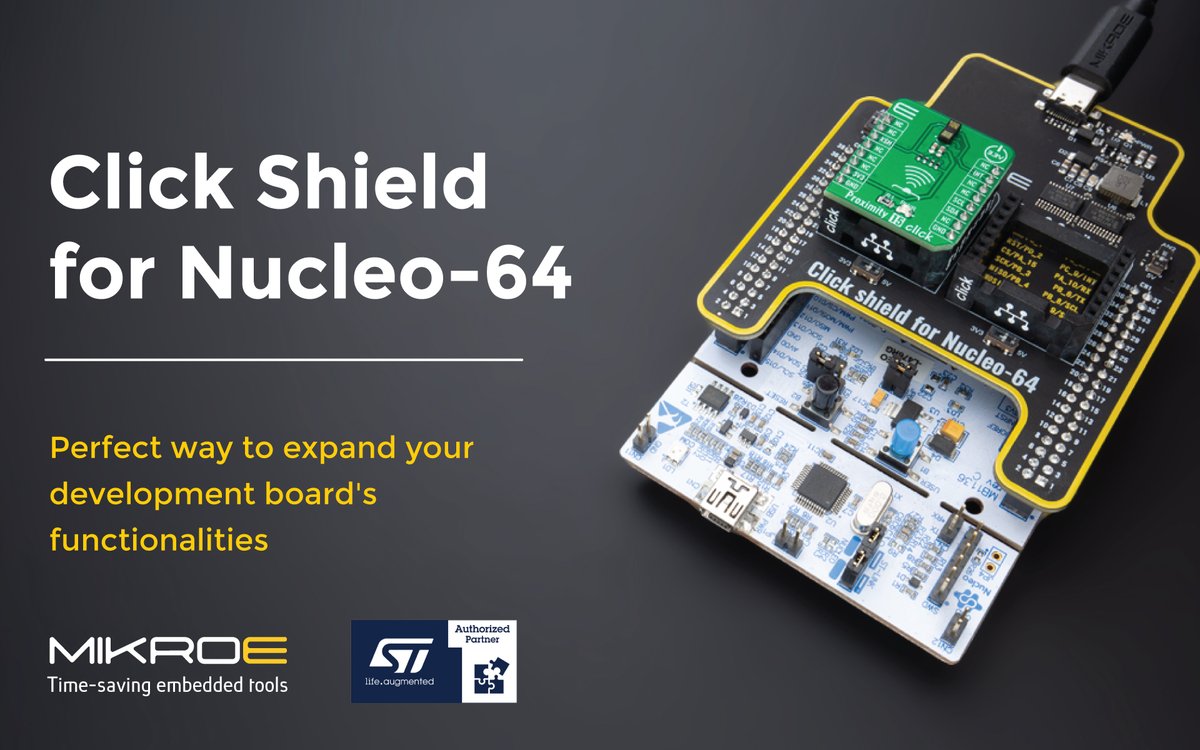 mikroel's tweet image. Say hello to our newest Click Shield :) @ST_World #STPartner

mikroe.com/blog/click-shi…