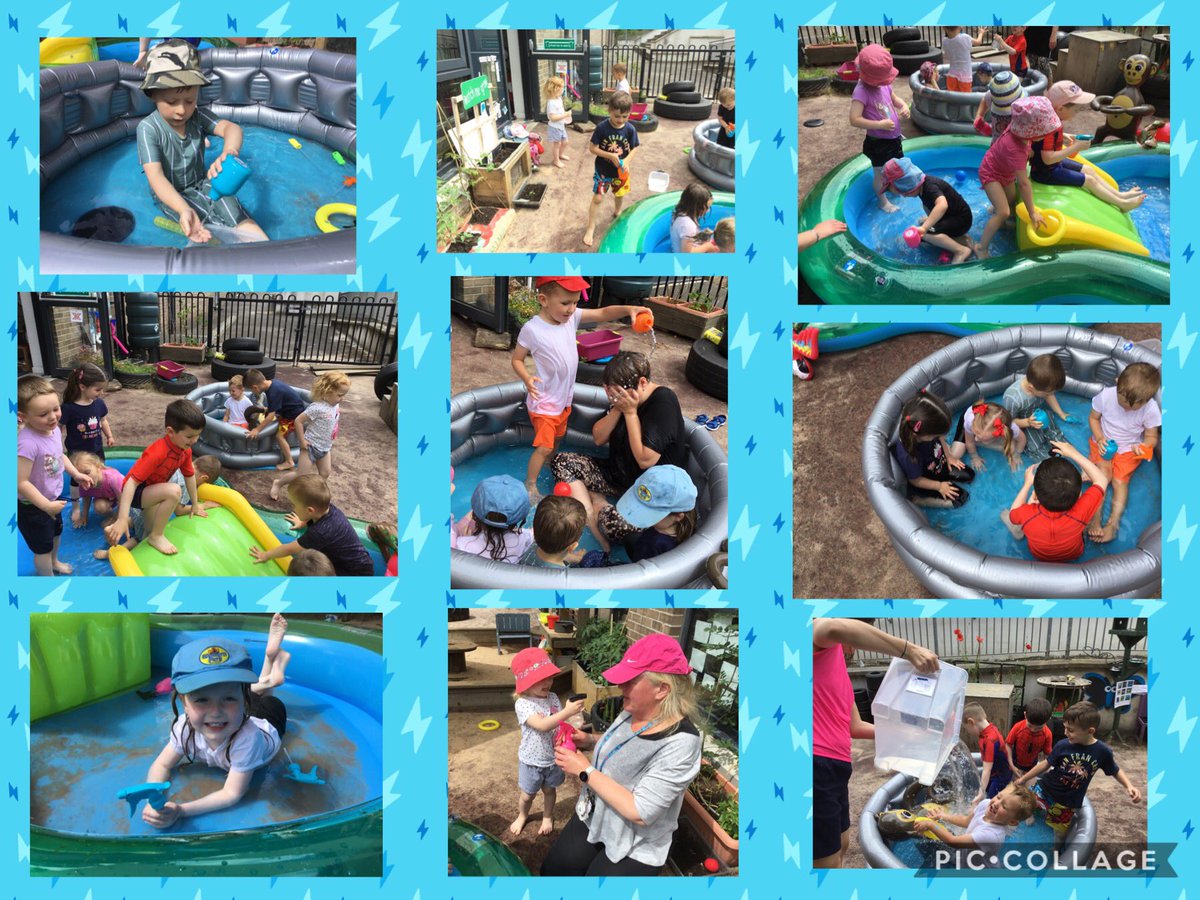EPleanNursery's tweet photo. Splish, splash water fun day! Yesterday afternoon learners had lots of water fun in the paddling pools, exploring spray bottles and blowing lots of bubbles! π¦ π #powerofplean https://t.co/VW7rlH5SWr