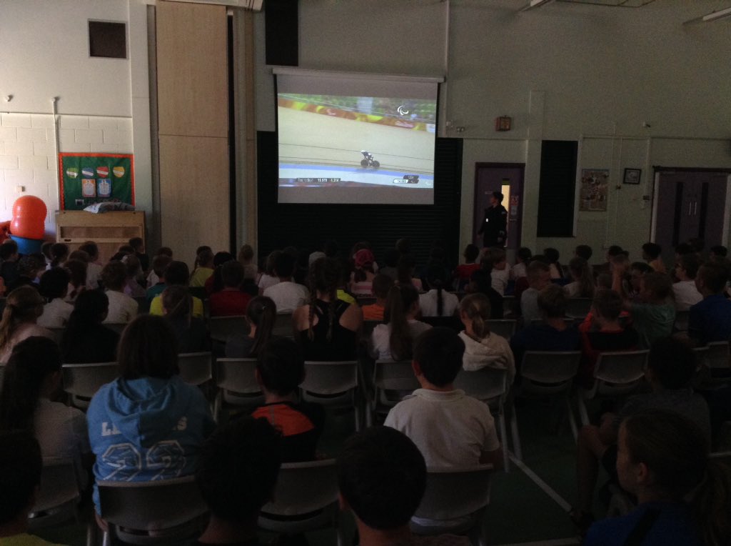 springwoodyear4's tweet image. We are having an assembly from the Paralympic cyclist Megan Giglia who is telling us about her life. She won the first Gold Paralympic Medal at Rio 2016.  #swhassembly #swhvisitor #swhpe #swhhealthandwellbeingweek @sportsfs @Liverpool_SSP #swhvalues #swhhistory #swhglobal