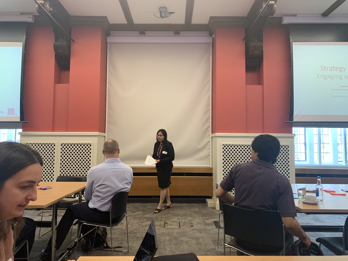 TheSmithSchool's tweet photo. Just started! Our very own Anupama Sen opens
Strategy & serendipity: engaging with #energy #Policy |
Join experts from @CREDS_UK & #SmithSchoolOxford
to examine how research can inform & respond to policy 'shocks'
@oxmartinschool
#OPENShowcase https://t.co/AvGVgc1sDc