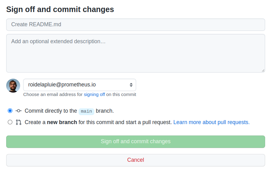 PrometheusIO's tweet photo. We have enabled sign-off (https://t.co/ZZDgrc8Ipy) via the @github web interface.

It's now easier to contribute simple fixes to our repositories. Just click the "edit" button! https://t.co/pdPTCaURzB