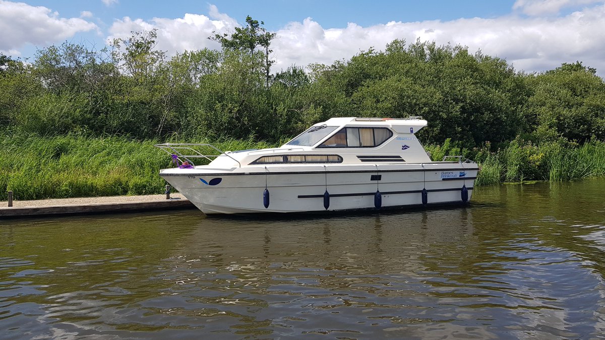 Waterways_Hols's tweet photo. Spotlight on: 'Belmore TC'; a very practical all weather Norfolk Broads cruiser that sleeps up to 3 people. Find out more --> https://t.co/pf982aSrTA https://t.co/NnXBcU5b4q