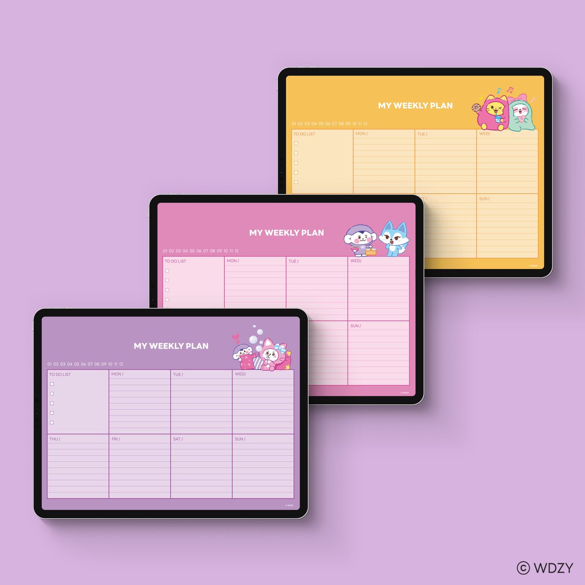 wdzy_official's tweet photo. how do you keep yourself organized, MIDZY?๐ค
plan your week with WDZY๐๐
๐download: https://t.co/rtrulAKBBg
#weeklyplanner #gridnotebook #ITZY #MIDZY #WDZY #HATT #LYA #TUK #CHUNGEE #CABBIT #LINEFRIENDS https://t.co/XHXoCx6hV8