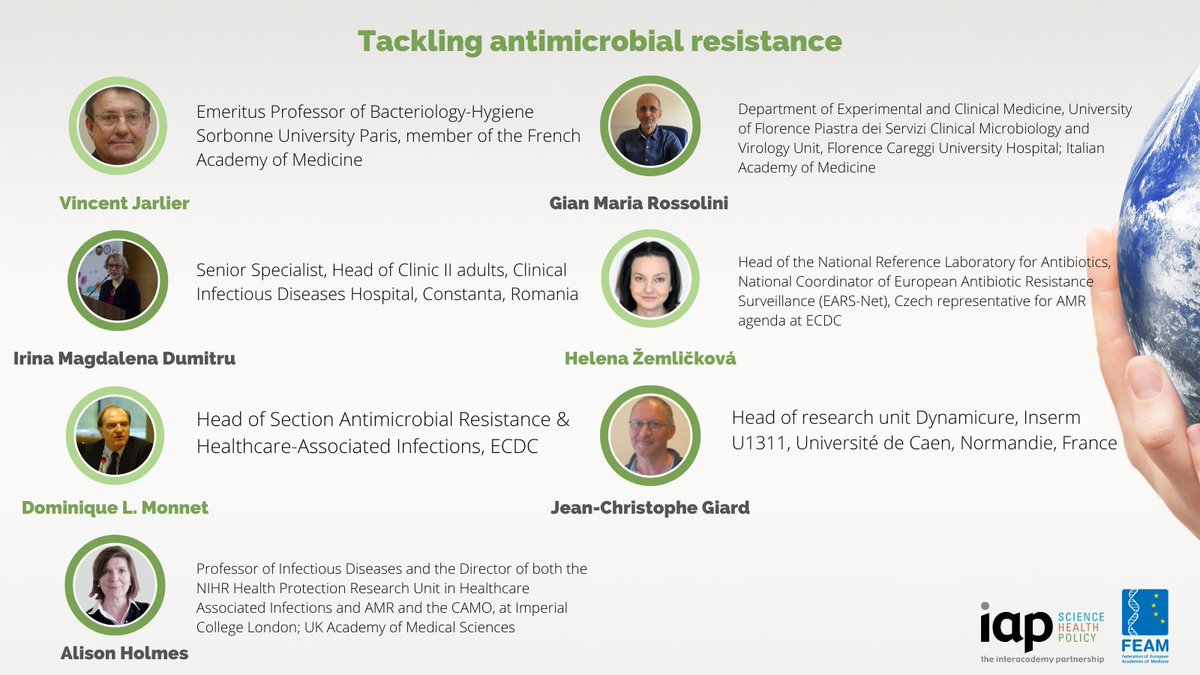 FedEuroAcadMed's tweet photo. 2⃣From #zoonoses to #AMR. Join us of the discussion on 'Tackling antimicrobial resistance': https://t.co/3or6KM31Hp
#allforOneHealth🌍 https://t.co/ebnHbKIlhV