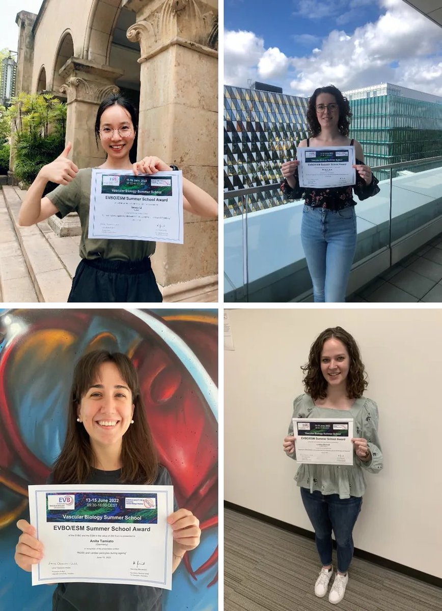 EVBO (@evb_org) on Twitter photo ⭐️Congrats to <a href="/AnitaTamiato/">Anita Tamiato</a>, <a href="/HungyuL/">mike pau hung yul</a>, Lindsay Bischoff and Bianca Suur for winning #BestPresentation EVBO/ESM award at #EVBOSummerSchool #FlashTalks. ⭐️Congrats to <a href="/AnitaTamiato/">Anita Tamiato</a>, <a href="/HungyuL/">mike pau hung yul</a>, Lindsay Bischoff and Bianca Suur for winning #BestPresentation EVBO/ESM award at #EVBOSummerSchool #FlashTalks.