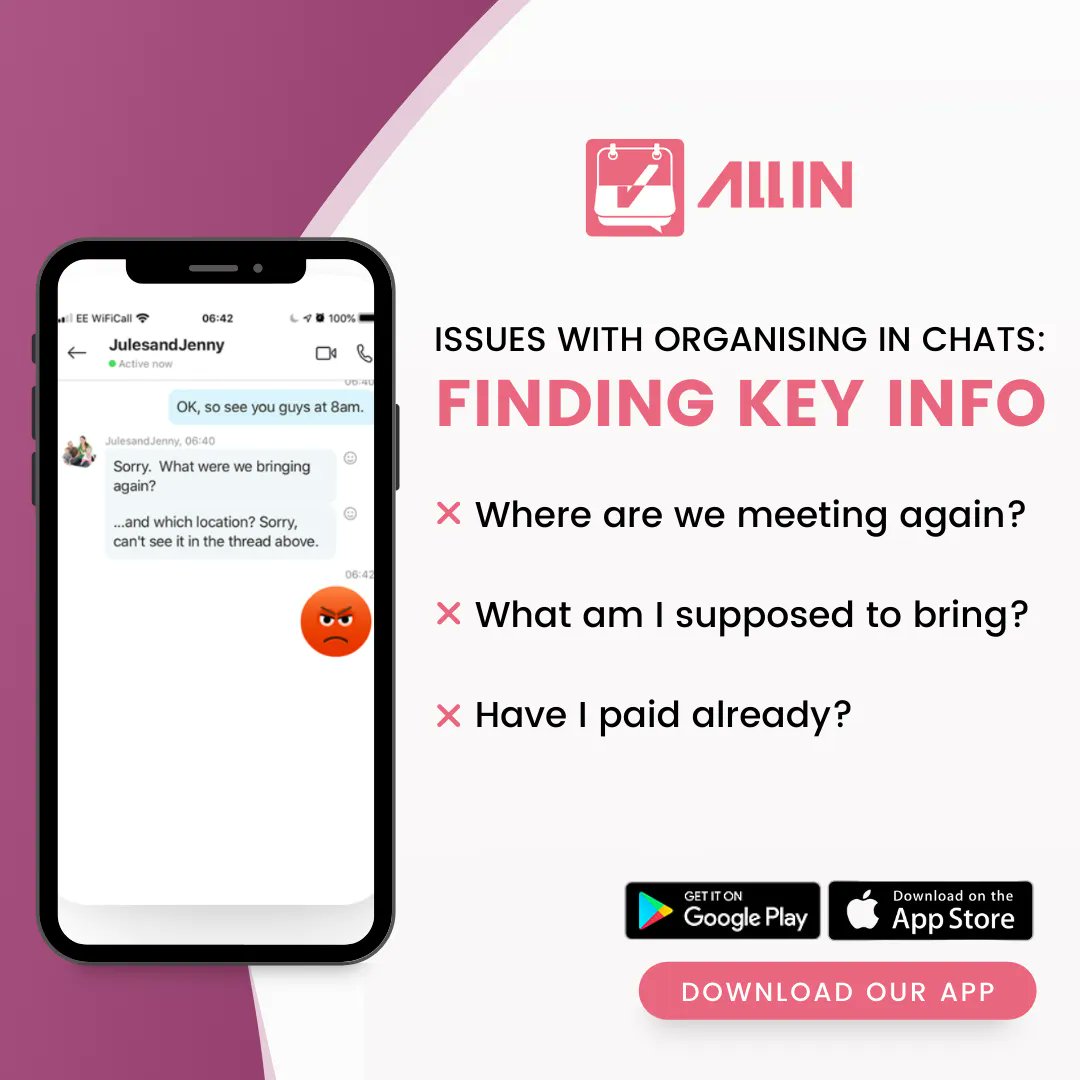 everyoneallin's tweet photo. We make your life easier. Organise all your activities with ALL IN! ⭐
.
#ALLIN #billsplitter #socialplanner #friends #sportsteamapp #friendship #budget #chatgroups #team #fun #activities #organize #trackcosts #splitcosts #bills #club https://t.co/tAKguJd4Zq