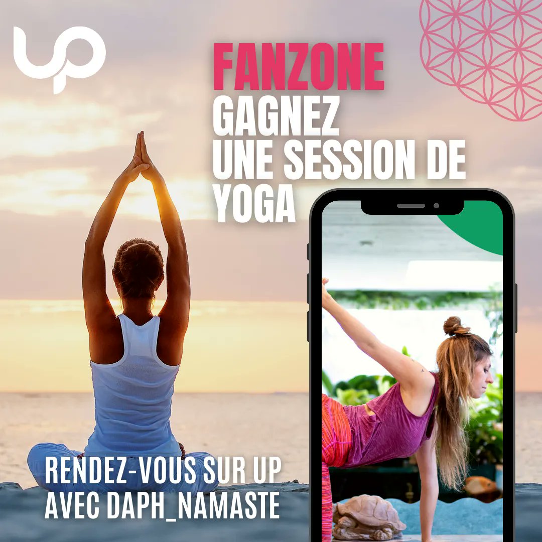 🌟Fanzone UP – Plus que quelques heures ! 🌟
👉 Jouez et gagnez une place pour un cours d’initiation au Yoga avec Daph Namaste - Yoga Evreux et alentours !  🧎
👉Rendez-vous dans la Fanzone UP 
#Up #Sport #motivation #yoga #meditation #yogagirl #health #yogalove #promotion